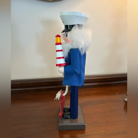 Sailor Nutcracker Anchor Lighthouse Nautical Holiday Christmas Outer Banks Beach - Picture 4 of 11
